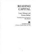 Louis Althusser: Reading Capital (1971, Pantheon Books)
